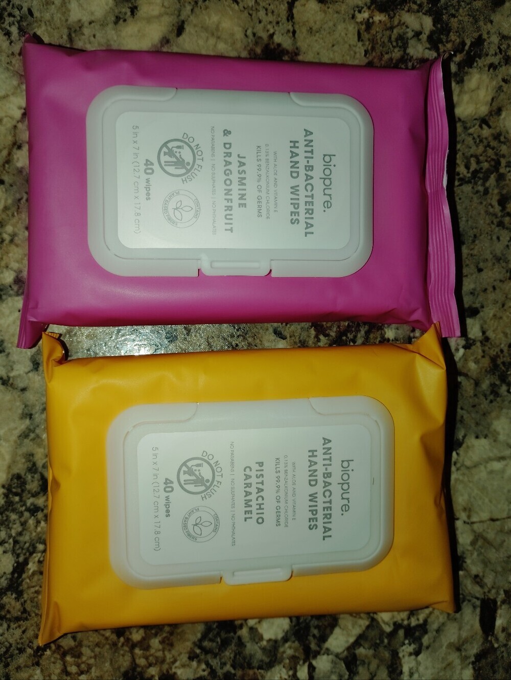 Antibacterial Hand Wipes - Pink Jasmine & Dragonfruit Scent